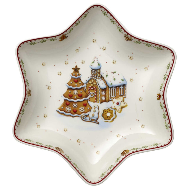 Villeroy & Boch Winter Bakery Delight Star Bowl Medium, Gingerbread Village
