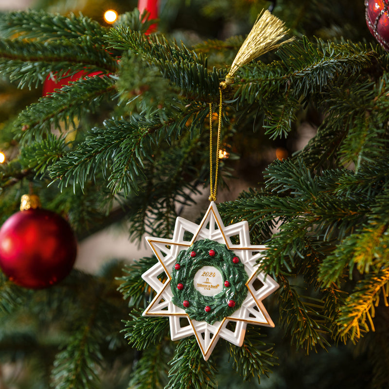 Villeroy & Boch Christmas Classics Star Hanging Ornament