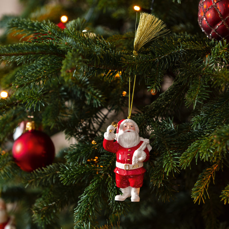 Villeroy & Boch Christmas Classics Santa Hanging Ornament