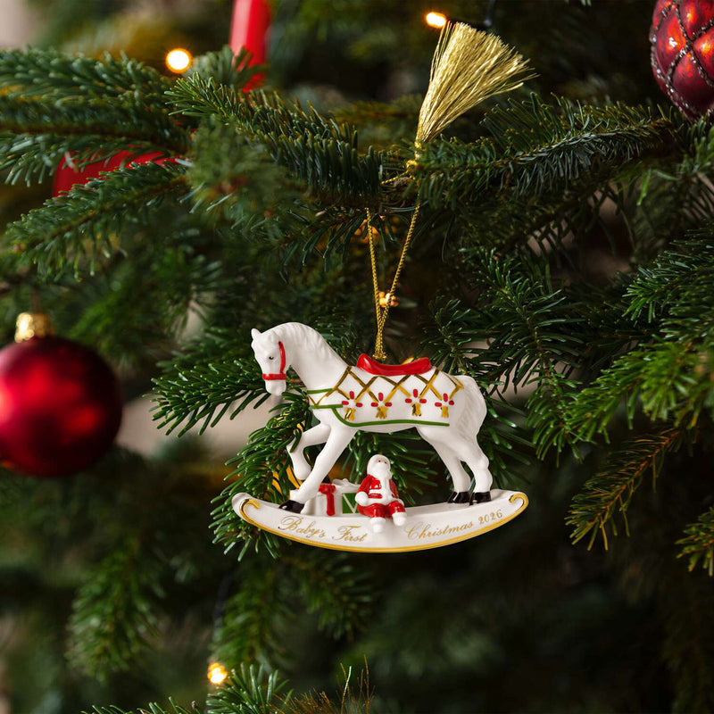 Villeroy & Boch Christmas Classics Christmas Ornaments, Rocking Horse