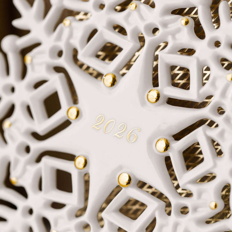 Villeroy & Boch Christmas Classics Christmas Ornaments, Snowflake