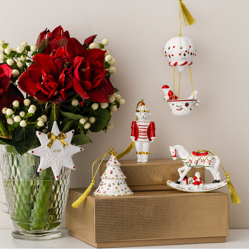 Villeroy & Boch Christmas Classics Christmas Ornaments, Hot Air Balloon