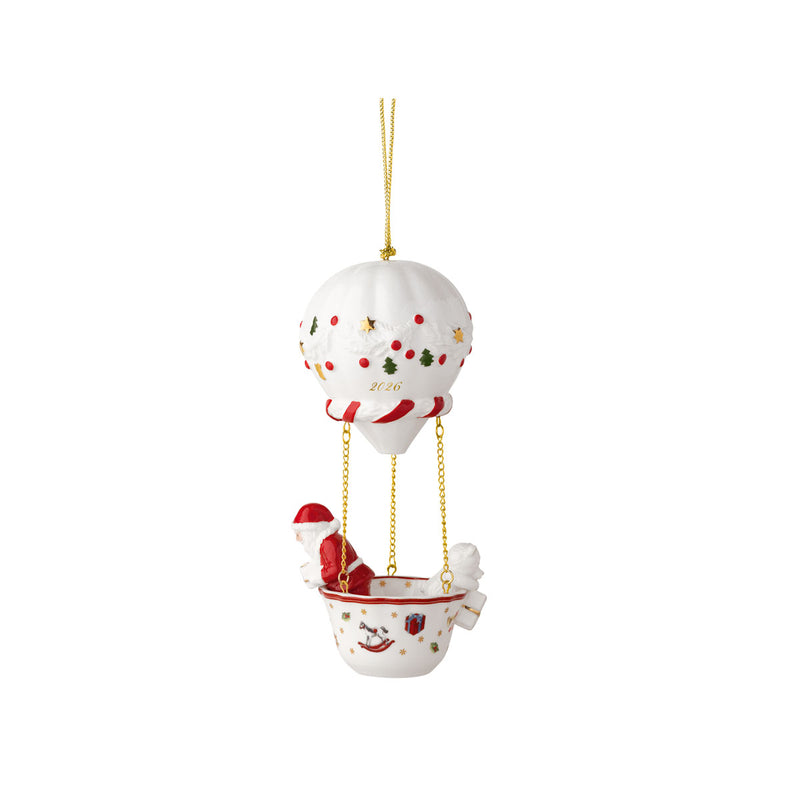 Villeroy & Boch Christmas Classics Christmas Ornaments, Hot Air Balloon