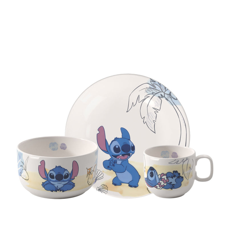 Villeroy & Boch Disney Stitch Children's Crockery Set, Set of 3