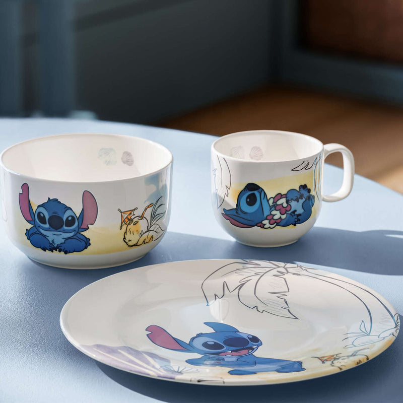 Villeroy & Boch Disney Stitch Children's Crockery Set, Set of 3