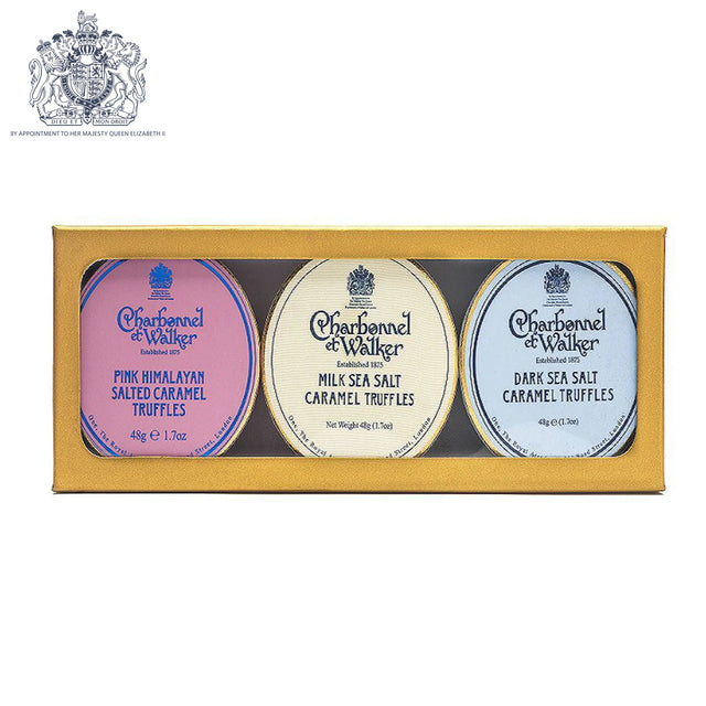 Charbonnel et Walker Sea Salt Caramel Mini Trio of Truffles
