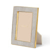 Aerin Classic Shagreen Frame, Dove, 4 x 6"