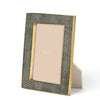 Aerin Classic Shagreen Frame, Chocolate, 4 x 6"