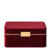 Aerin Beauvais Velvet Jewelry Box, Cinnabar