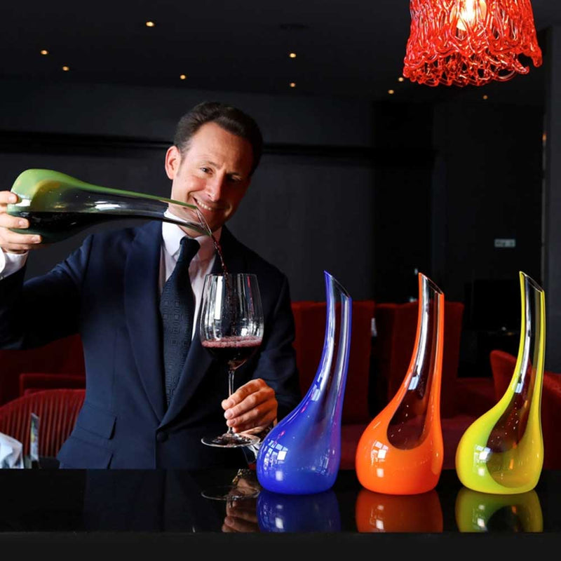 Riedel Cornetto Confetti Blue Decanter #6