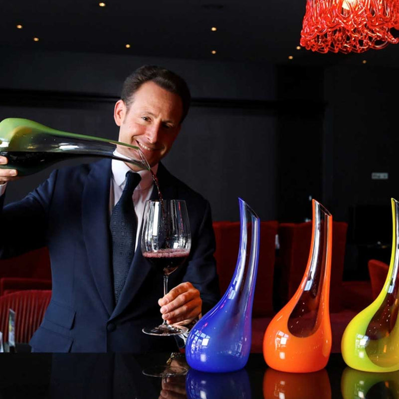 Riedel Cornetto Confetti Red Decanter #6