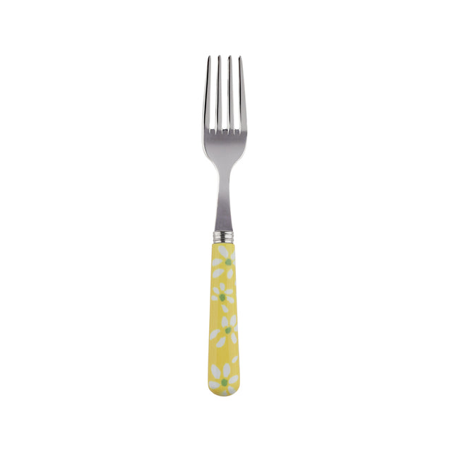 Sabre Marguerite Yellow 16cm Cake Fork