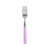 Sabre White Stripe Pink 16cm Cake Fork
