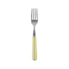 Sabre White Stripe Yellow 16cm Cake Fork