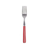 Sabre White Stripe Red 16cm Cake Fork