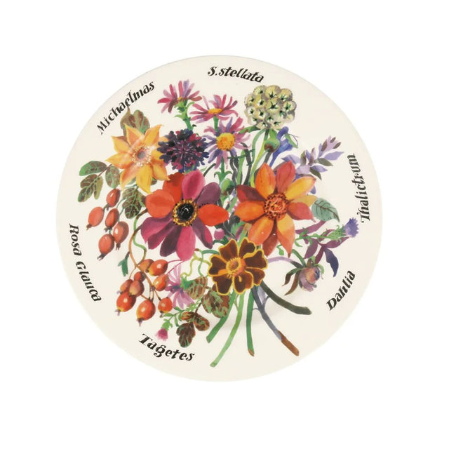 Emma Bridgewater Autumn Flowers 8 1/2 Inch Plate