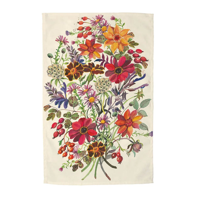 Emma Bridgewater Autumn Flowers Tea Towel