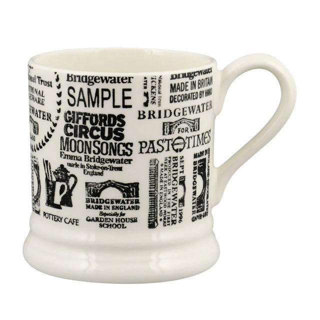 Emma Bridgewater Backstamps From 40 Years 1/2 Pint Mug