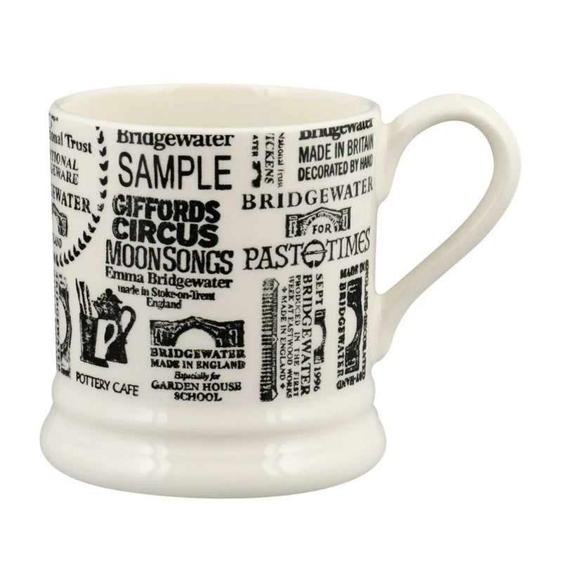 Emma Bridgewater Backstamps From 40 Years 1/2 Pint Mug