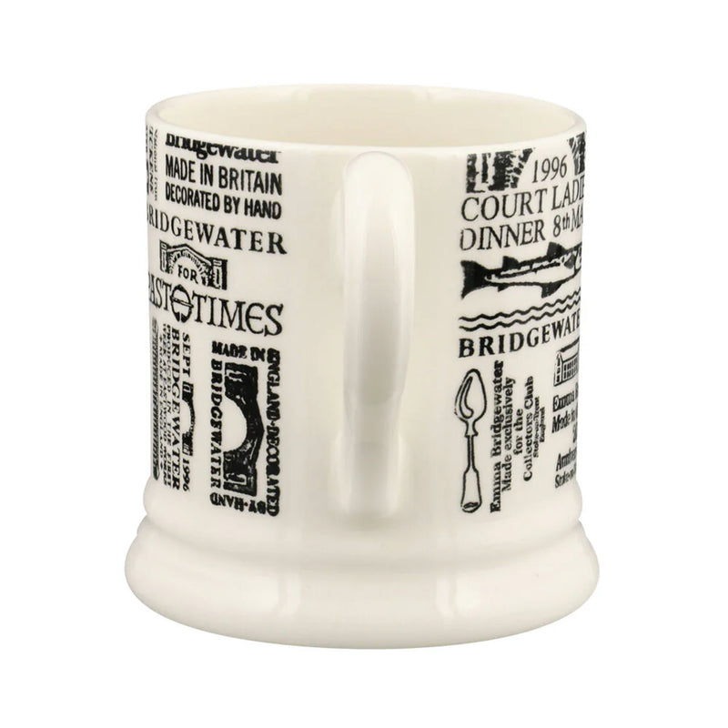 Emma Bridgewater Backstamps From 40 Years 1/2 Pint Mug