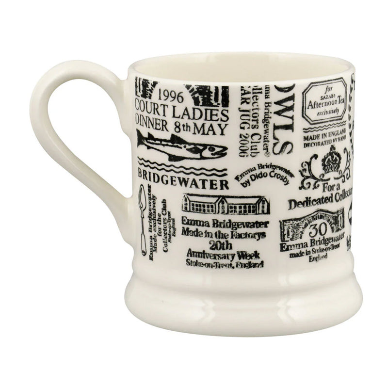 Emma Bridgewater Backstamps From 40 Years 1/2 Pint Mug