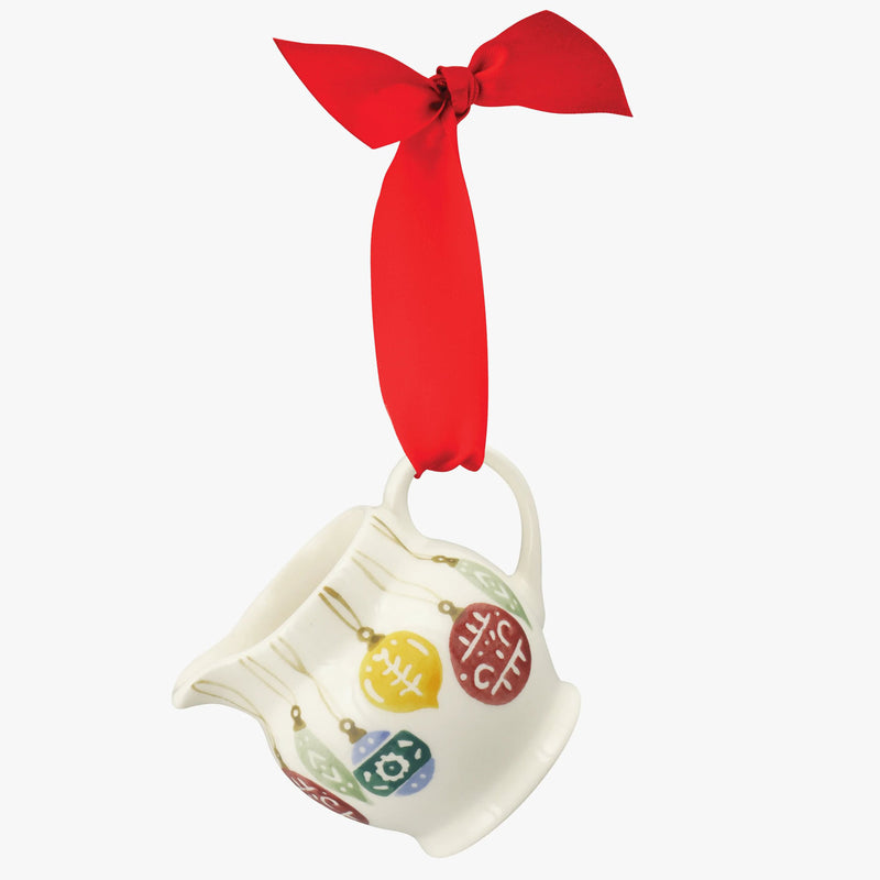 Emma Bridgewater Baubles Tiny Jug Hanging Ornament (Boxed)