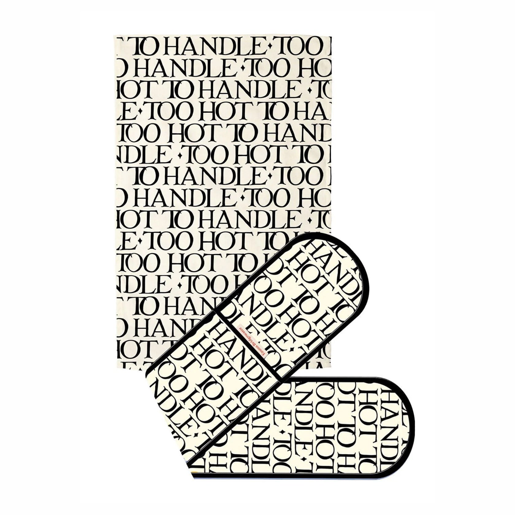 Emma Bridgewater Black Toast Oven Glove & Tea Towel - Thumbnail 2