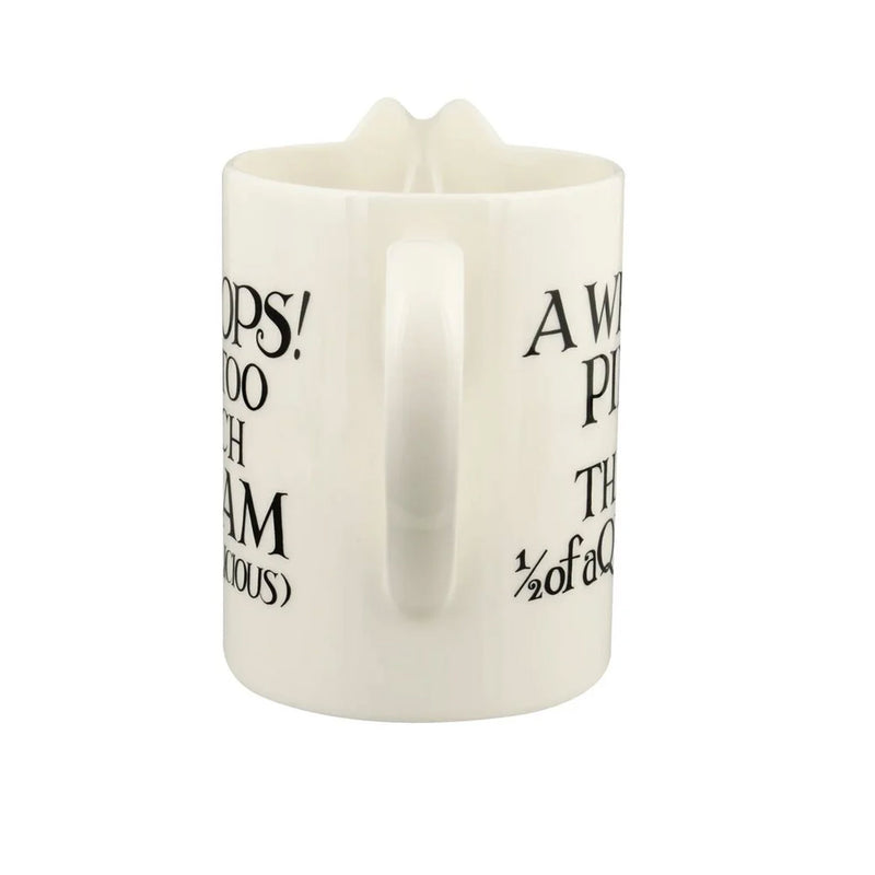 Emma Bridgewater Black Toast Cream Medium Straight Jug