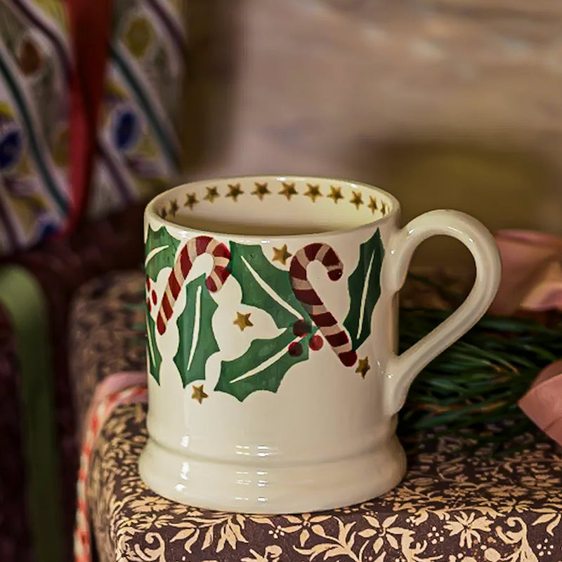 Emma Bridgewater Candy Canes 1/2 Pint Mug