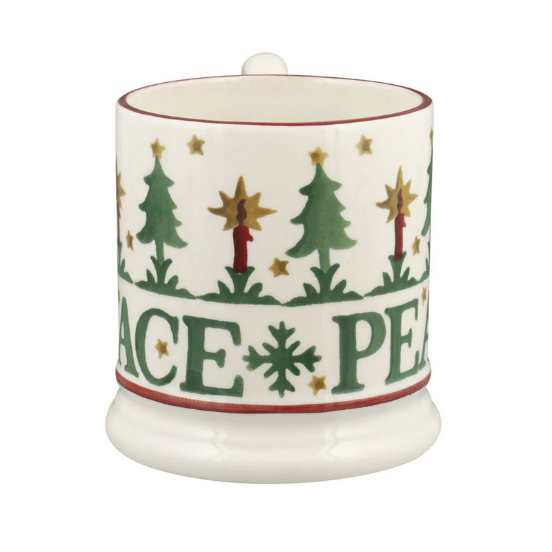 Emma Bridgewater Christmas Joy Set of 2 1/2 Pint Mugs (Boxed)
