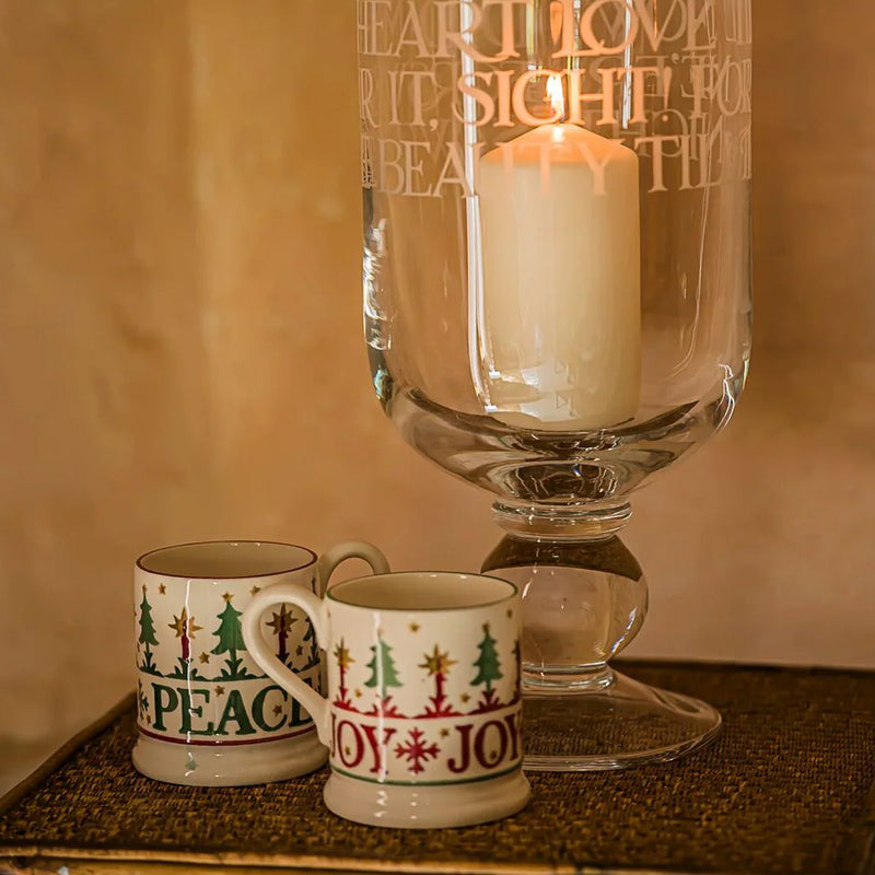 Emma Bridgewater Christmas Joy Set of 2 1/2 Pint Mugs (Boxed)