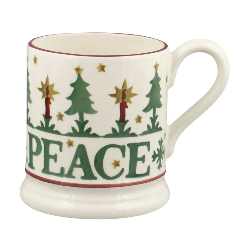 Emma Bridgewater Christmas Joy Set of 2 1/2 Pint Mugs (Boxed)