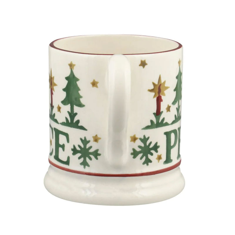 Emma Bridgewater Christmas Joy Set of 2 1/2 Pint Mugs (Boxed)