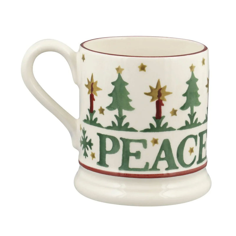 Emma Bridgewater Christmas Joy Set of 2 1/2 Pint Mugs (Boxed)