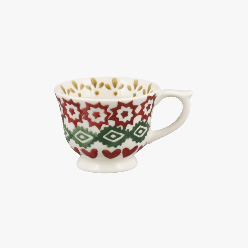 Emma Bridgewater Christmas Joy Tiny Teacup Hanging Ornament (Boxed)