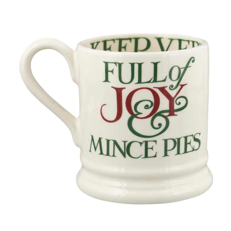 Emma Bridgewater Christmas Toast & Marmalade Peace & Love 1/2 Pint Mug
