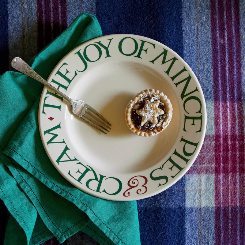 Emma Bridgewater Christmas Toast & Marmalade Joy of Mince Pies 8 1/2 Inch Plate