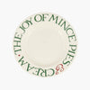 Emma Bridgewater Christmas Toast & Marmalade Joy of Mince Pies 8 1/2 Inch Plate