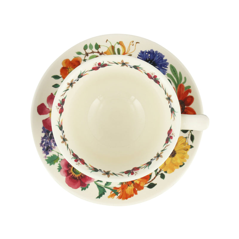 Emma Bridgewater Garden Flowers Large Teacup & Saucer