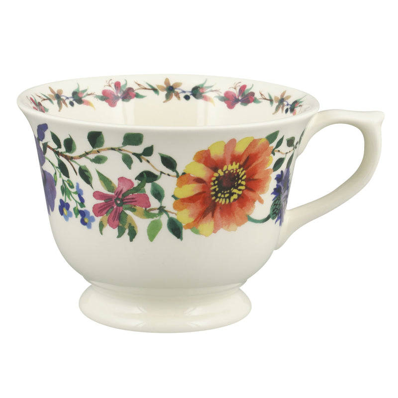 Emma Bridgewater Garden Flowers Large Teacup & Saucer
