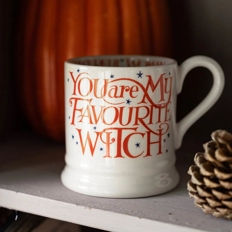 Emma Bridgewater Halloween Toast Favourite Witch 1/2 Pint Mug
