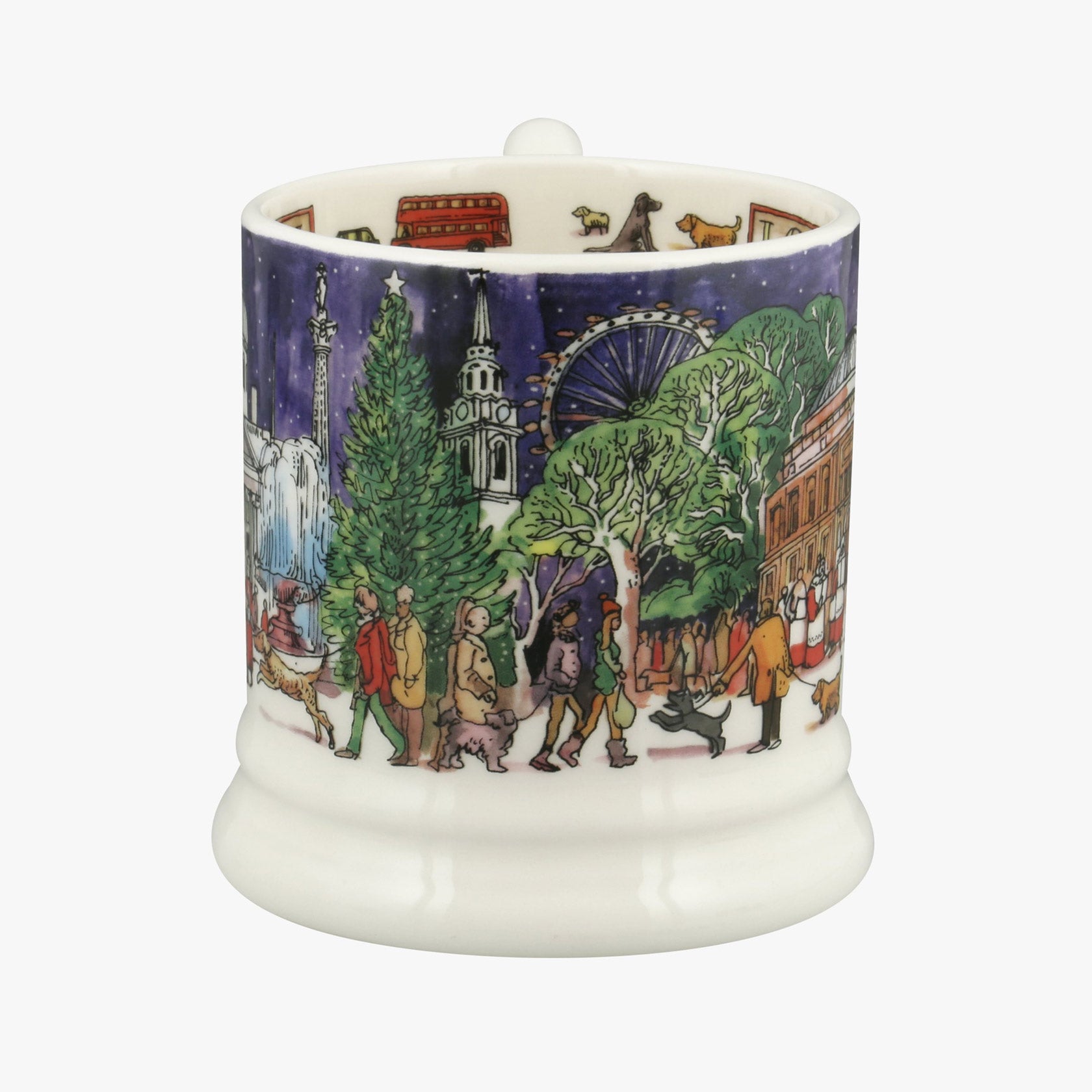 Emma Bridgewater Tableware Londong At Christmas 1/2 Pint Mug
