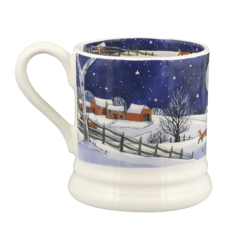 Emma Bridgewater Midnight Robin 1/2 Pint Mug