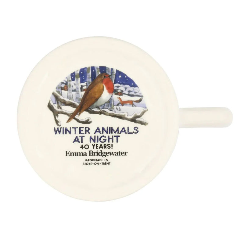 Emma Bridgewater Midnight Robin 1/2 Pint Mug