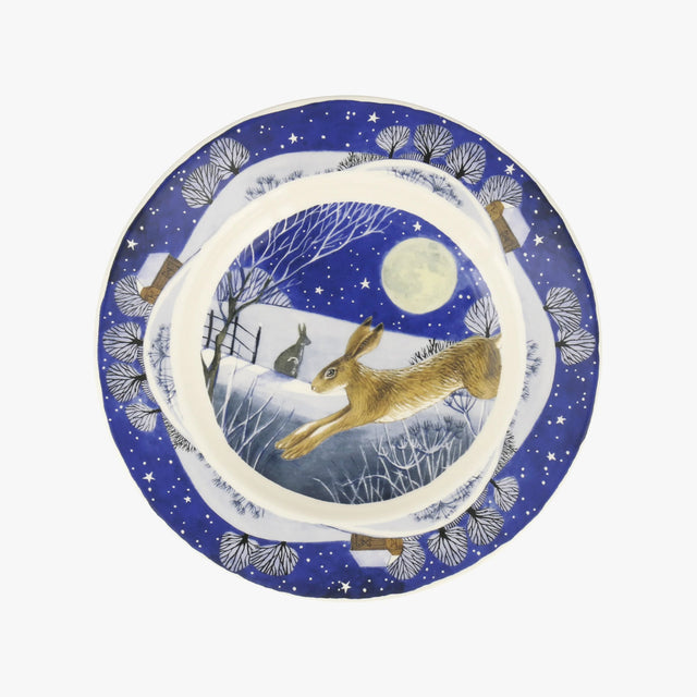Emma Bridgewater Midnight Hare 8 1/2 Inch Plate