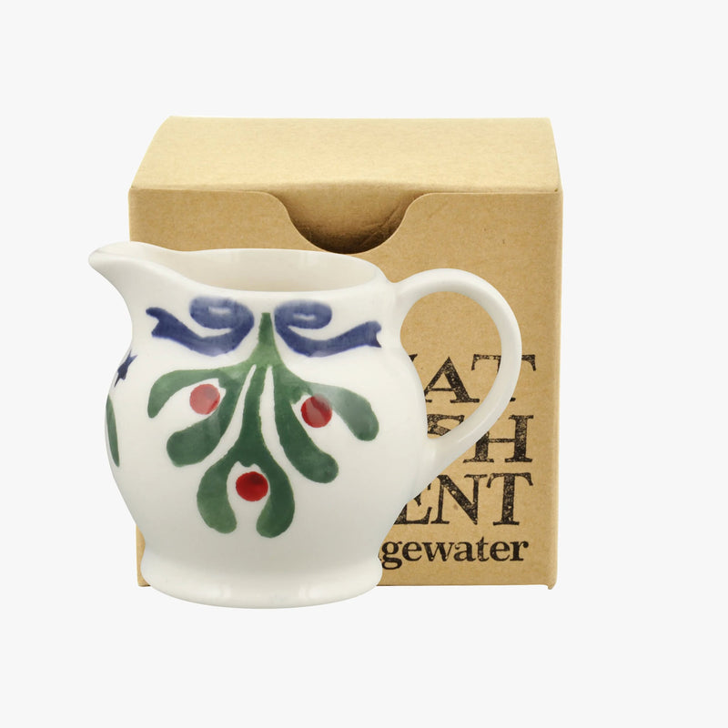 Emma Bridgewater Mistletoe Tiny Jug Hanging Ornament (Boxed)
