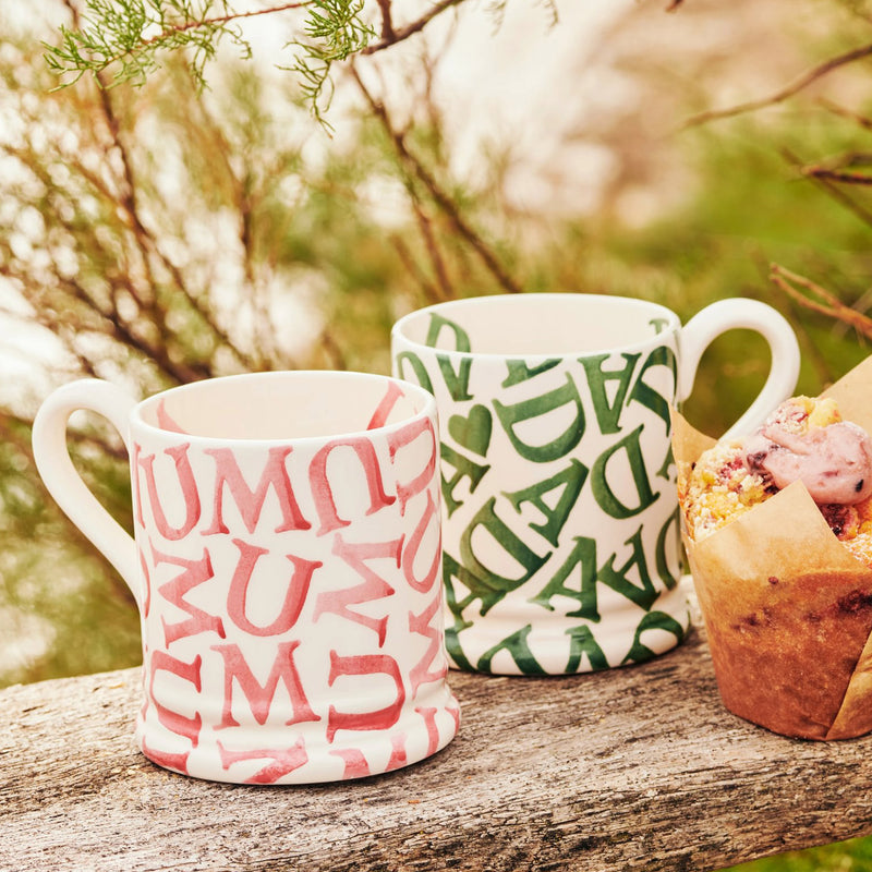 Emma Bridgewater M.U.M Pink 1/2 Pint Mug