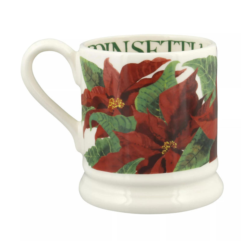 Emma Bridgewater Poinsettia 1/2 Pint Mug