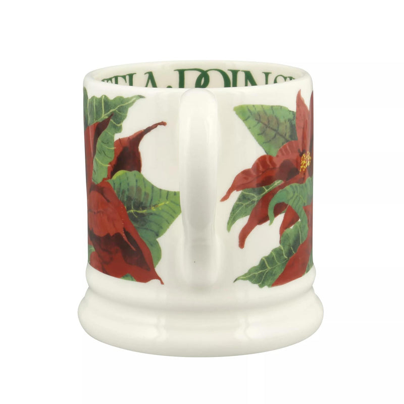 Emma Bridgewater Poinsettia 1/2 Pint Mug