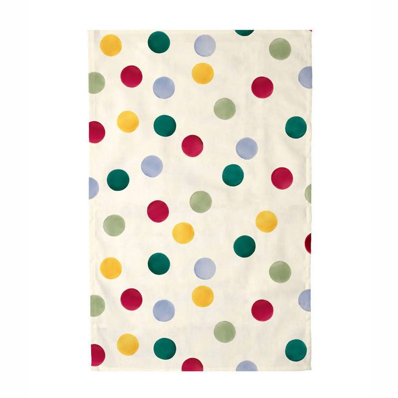 Emma Bridgewater Big Polka Dot Double Oven Glove & Tea Towel Set